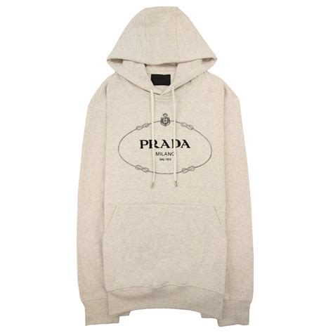 prada mens fleece|prada logo hoodie men.